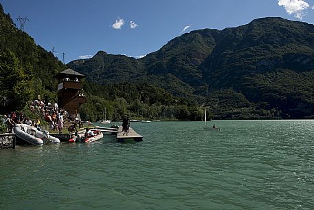 Mini Yacht race at Cavazzo lake